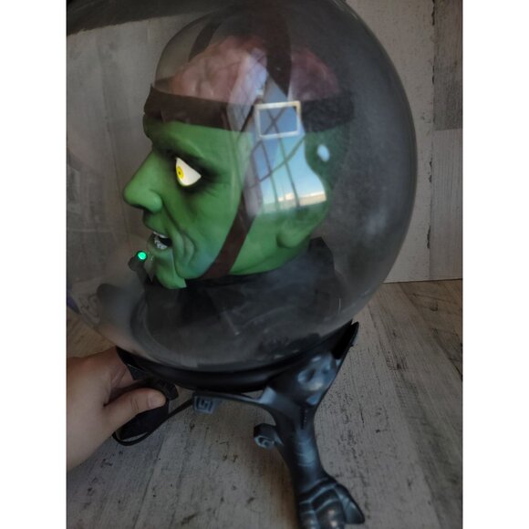 Gemmy spirit ball frankenstein talking monster AS IS animated Halloween prop dec - Picture 9 of 9